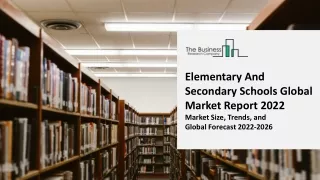 elementary and secondary schools global market