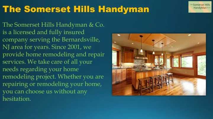 the somerset hills handyman