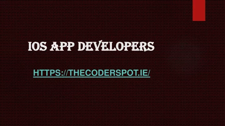 ios app developers