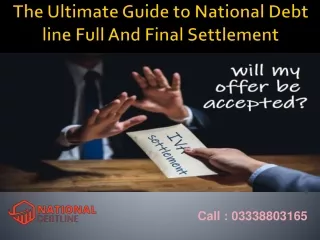 The Ultimate Guide to National Debt line Full And Final Settlement