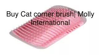 molly international cat corner brush
