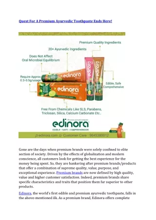 Edinora-Premium blog