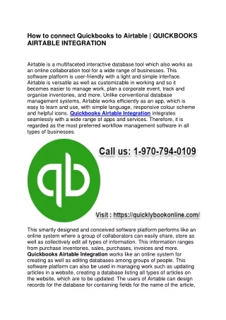 how to connect quickbooks to airtable quickbooks