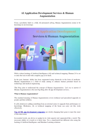 ai application development services human