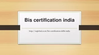 bis certification india