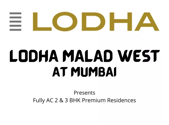 lodha malad west at mumbai