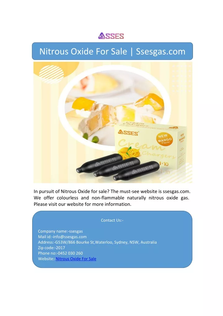 nitrous oxide for sale ssesgas com