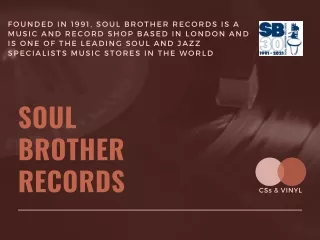 Soul brother records - Jazz & Soul Records