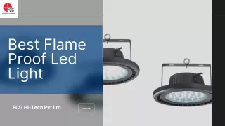 Best Flame Proof Led Light