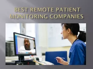 Best Remote Patient Monitoring Companies