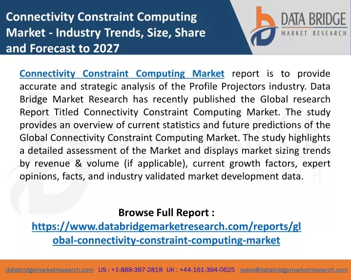 connectivity constraint computing market industry