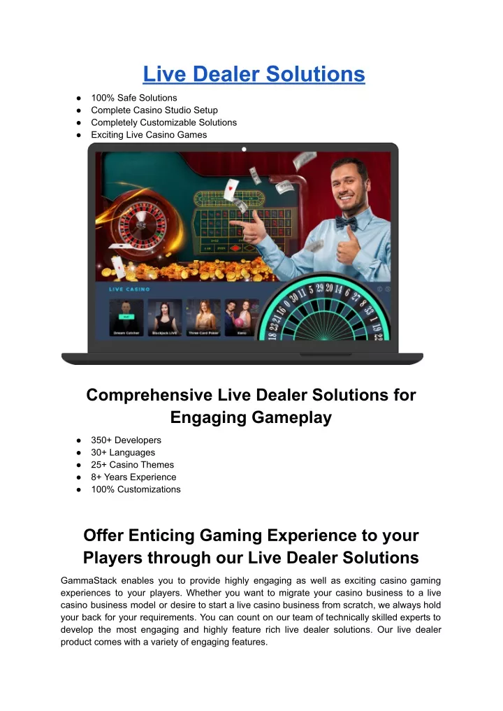 live dealer solutions