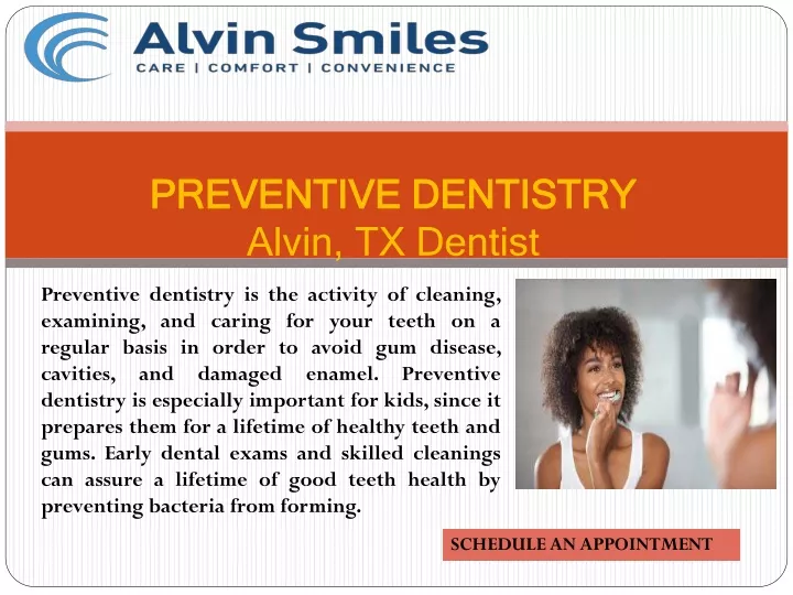 preventive dentistry alvin tx dentist