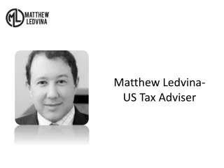 Matthew Ledvina- Cross Border Tax Planning