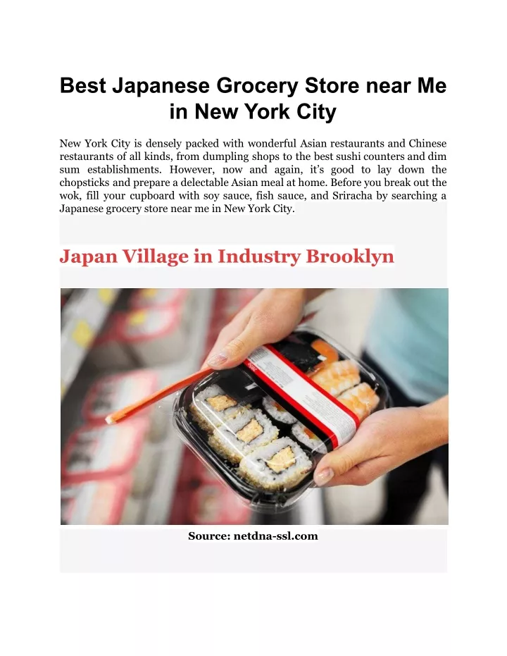 best japanese grocery store near me in new york