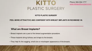 KITTO PLASTIC SURGERY BREAST Augmentation Surgery