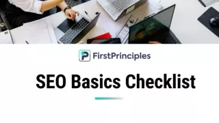 SEO Basics Checklist