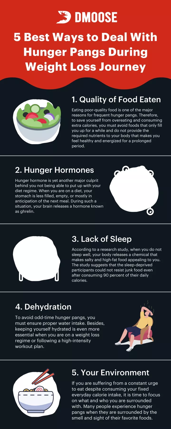 5 best ways to deal with hunger pangs during