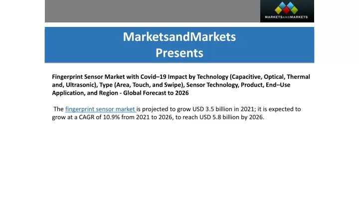 marketsandmarkets presents