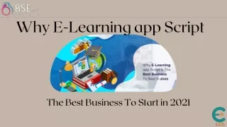 Why E-Learning app Script