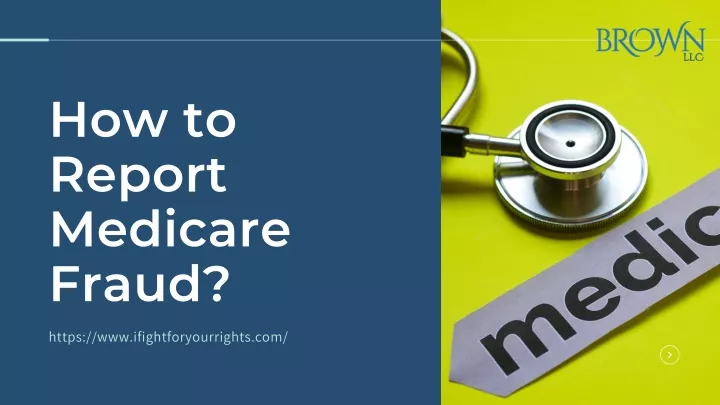 how to report medicare fraud