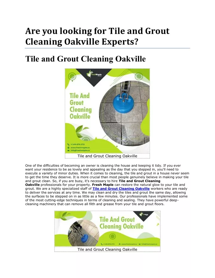 are you looking for tile and grout cleaning