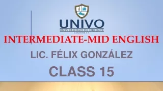 INTERMEDIATE CLASS 15