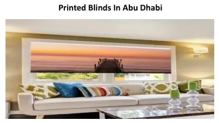 printed blinds in abu dhabi