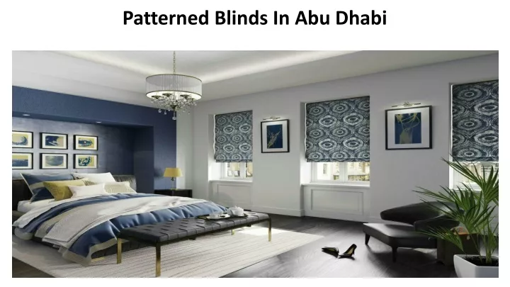 patterned blinds in abu dhabi