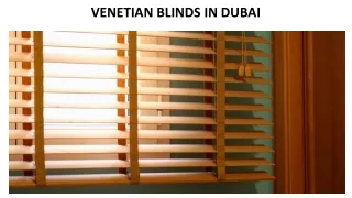 venetian blinds in dubai