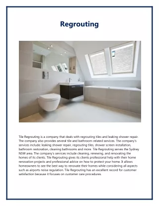 regrouting