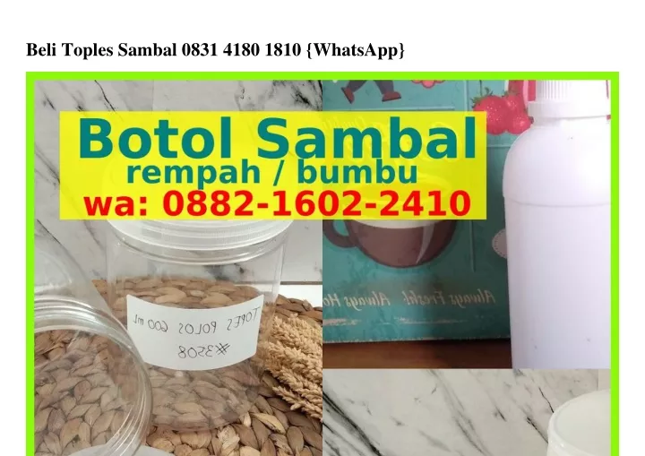 beli toples sambal 0831 4180 1810 whatsapp