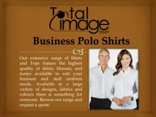 Business Polo Shirts