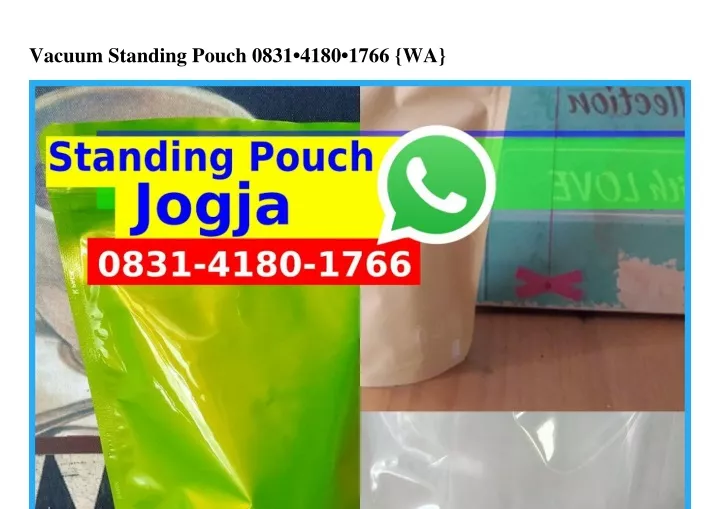 vacuum standing pouch 0831 4180 1766 wa