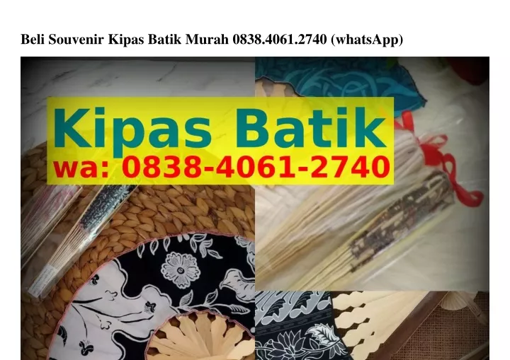 beli souvenir kipas batik murah 0838 4061 2740
