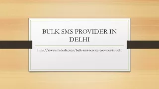 Bulk SMS Service in delhi
