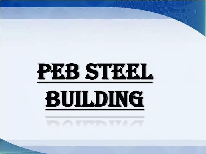 peb steel building
