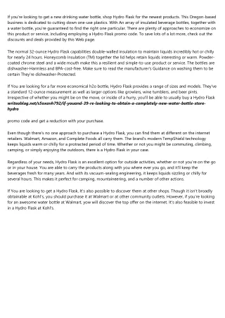 if you re looking to get a new drinking water