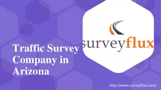 Traffic Survey Company in Arizona