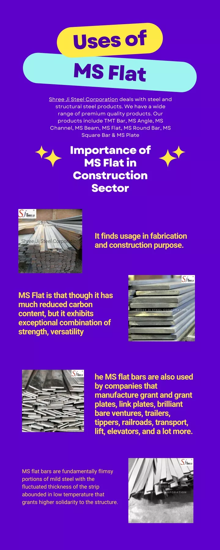 uses of ms flat