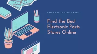 Find the Best Electronic Parts Stores Online