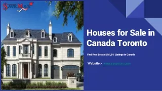 Houses for Sale in Canada Toronto