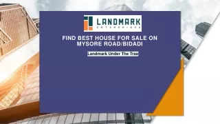 Find Best House for sale on Mysore Road