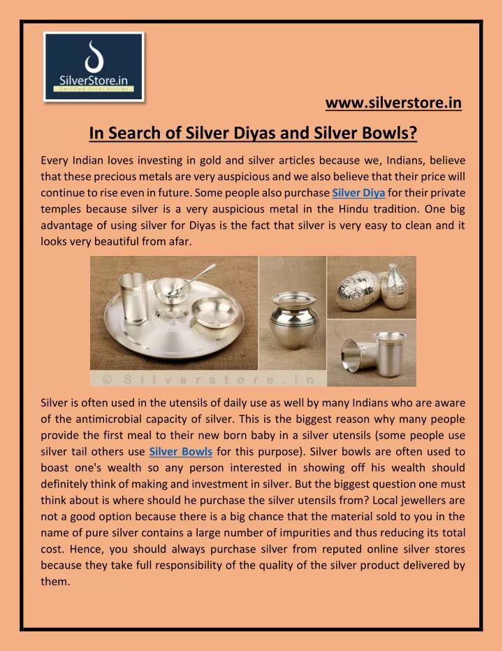 www silverstore in