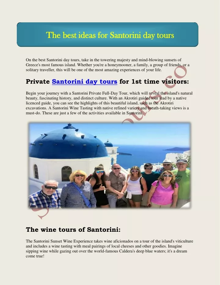 the best ideas for santorini day tours the best