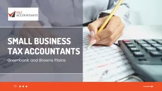 Small Business Tax Accountants Greenbank and Browns Plains