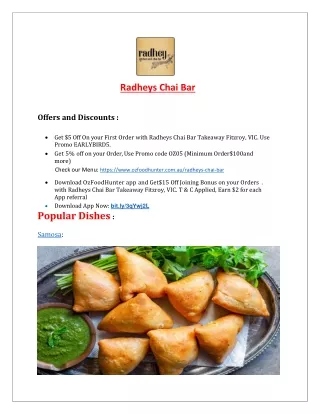radheys chai bar