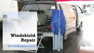Windshield Repair- Mobile Windscreen