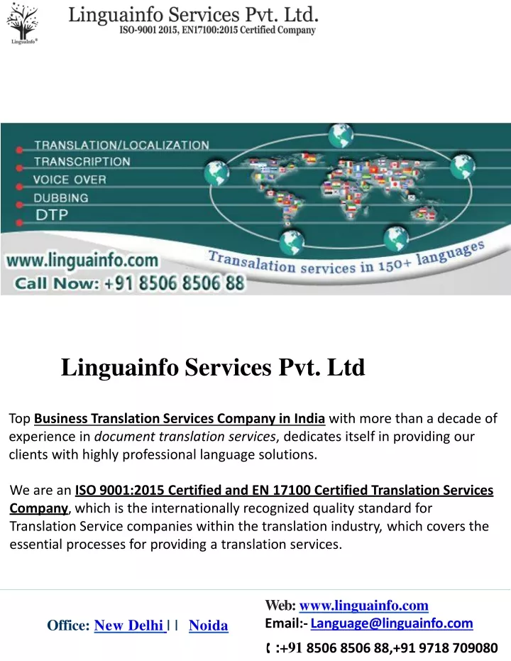 linguainfo services pvt ltd