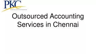PKC India- Outsourced Accounting Services in Chennai